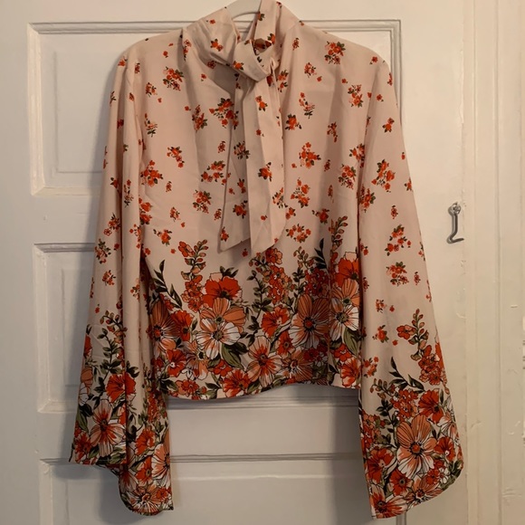 Bell Sleeve Poppy Blouse - Picture 1 of 3